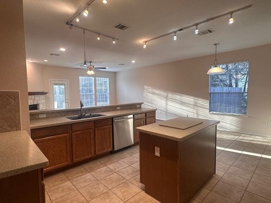 Interior, Kitchen, Pendant Lights, Recessed Lighting