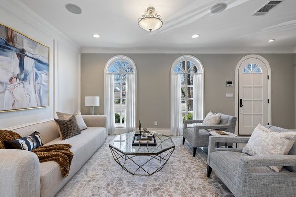 Interior, Living room, Recessed Lighting