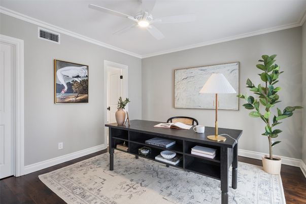 Home Office, Interior, Wood Texture Flooring