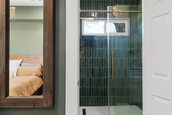 Bathroom, Glass Shower, Interior