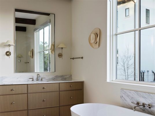 Bathroom, Dual Sink Vanities, Free Standing Baths, Interior