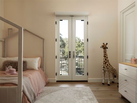 Bedroom, Interior, Wood Texture Flooring