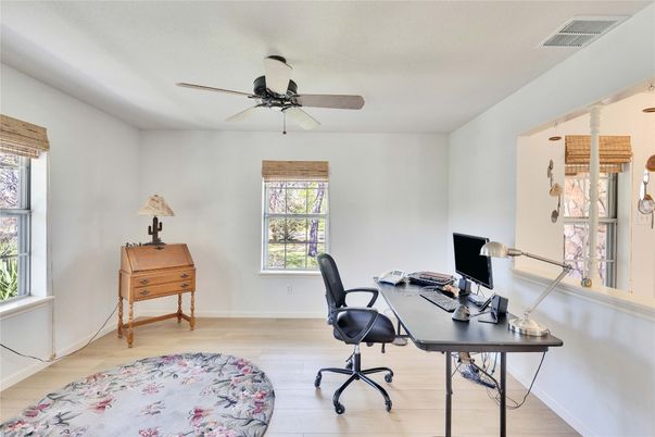 Home Office, Interior, Wood Texture Flooring