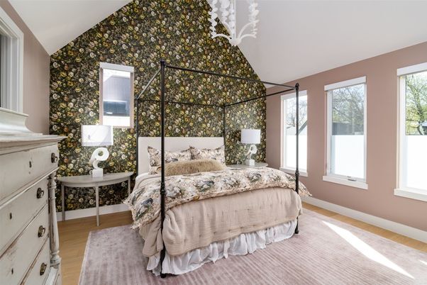 Bedroom, Interior, Wood Texture Flooring