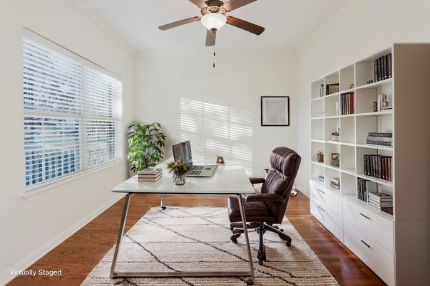 Home Office, Interior, Wood Texture Flooring