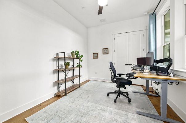 Home Office, Interior, Wood Texture Flooring