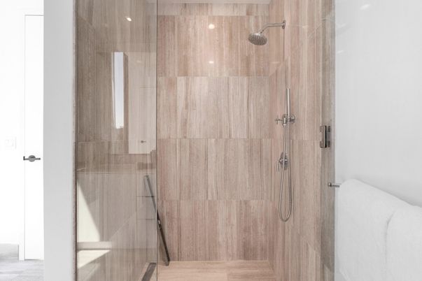 Bathroom, Glass Shower, Interior