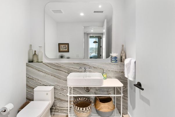 Bathroom, Interior, Recessed Lighting