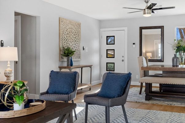 Dining room, Interior, Wood Texture Flooring