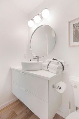 Bathroom, Interior, Wood Texture Flooring
