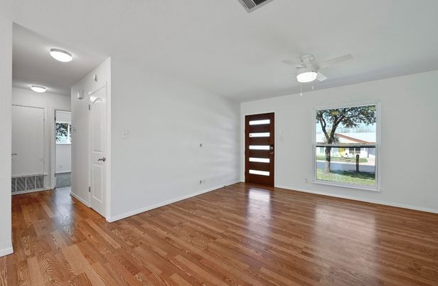 Empty room, Interior, Wood Texture Flooring