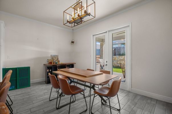 Dining room, Interior, Wood Texture Flooring