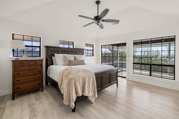 Bedroom, Interior, Wood Texture Flooring