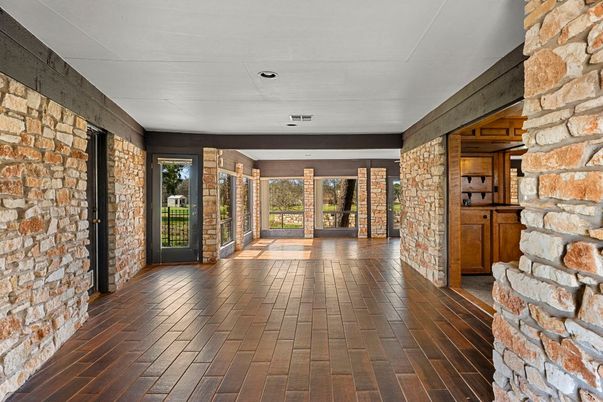 Interior, Recessed Lighting, Stone Walls