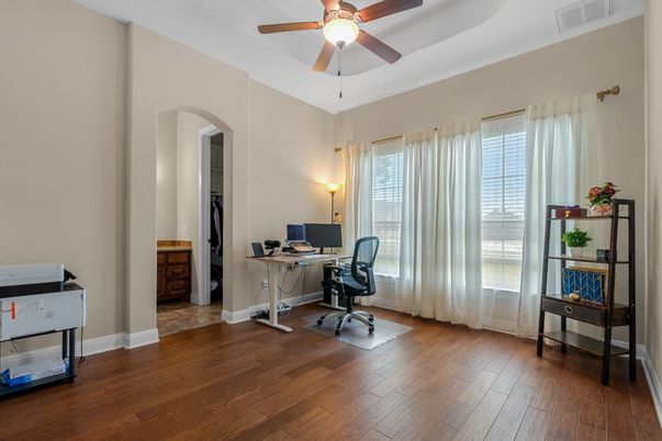 Home Office, Interior, Wood Texture Flooring