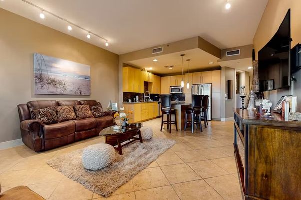 Dining room, Interior, Kitchen, Living room, Pendant Lights, Recessed Lighting