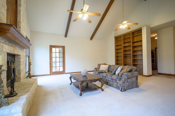 Fireplace, Interior, Living room, Wooden Beams