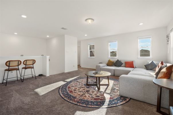 Interior, Living room, Recessed Lighting