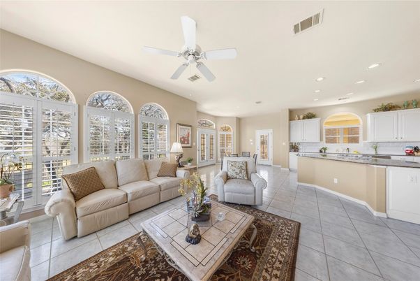 Interior, Kitchen, Living room, Recessed Lighting