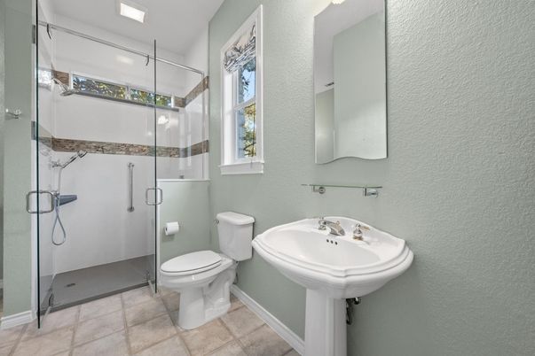 Bathroom, Glass Shower, Interior