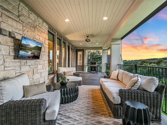 Exterior, Interior, Recessed Lighting, Stone Walls