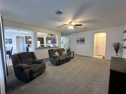 Dining room, Interior, Kitchen, Living room, Pendant Lights