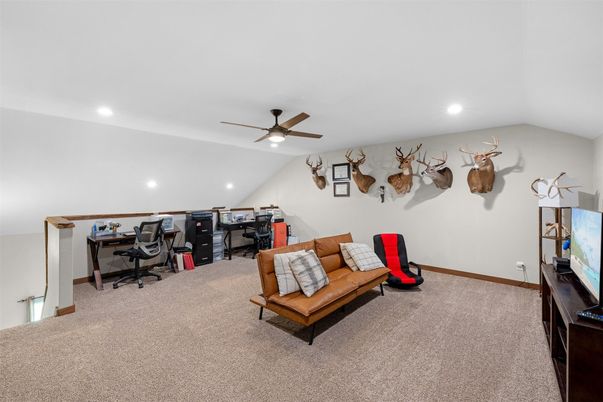Home Office, Interior, Recessed Lighting