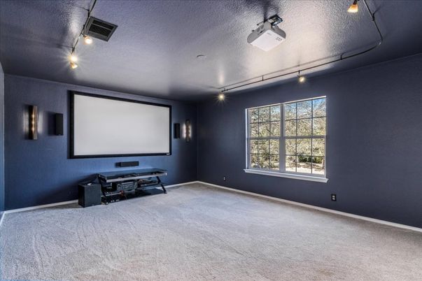 Empty room, Interior, Projection Screen, Theatre Room