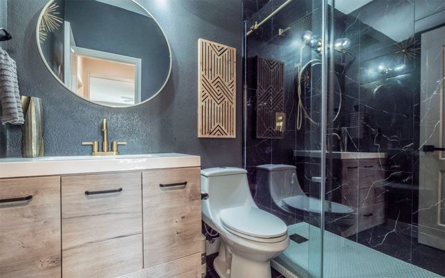 Bathroom, Glass Shower, Interior