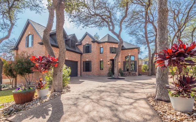 Attached, Exterior, Facade, Brick Facade, Tudor Revival