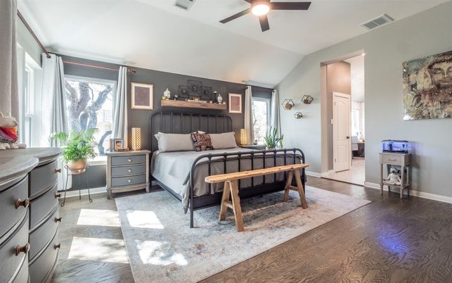 Bedroom, Interior, Wood Texture Flooring