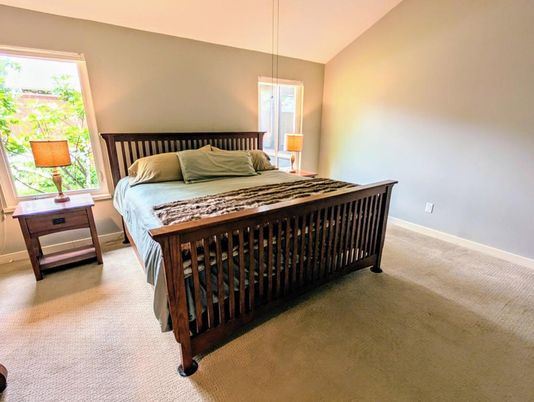 Bedroom, Interior, Pendant Lights