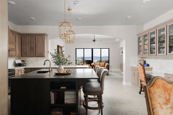 Dining room, Interior, Kitchen, Living room, Pendant Lights, Water