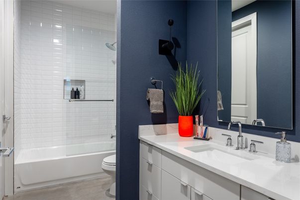 Bathroom, Glass Shower, Interior