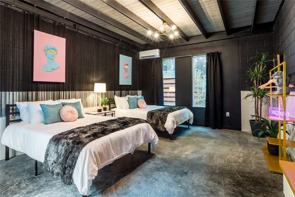 Bedroom, Interior, Wooden Beams, Wooden Ceilings