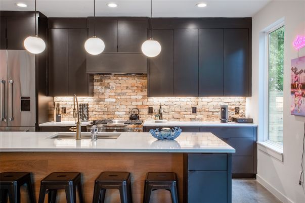 Interior, Kitchen, Pendant Lights, Recessed Lighting