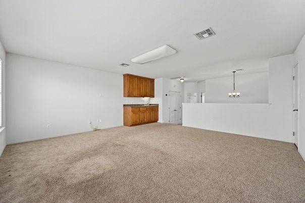 Chandelier, Empty room, Interior