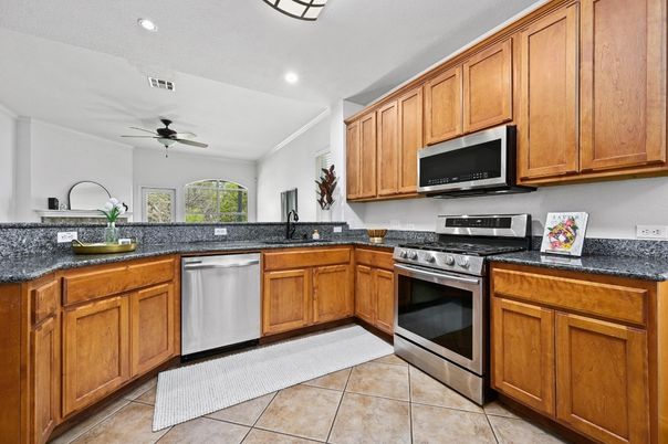 Interior, Kitchen, Recessed Lighting, Stainless Steel Appliances
