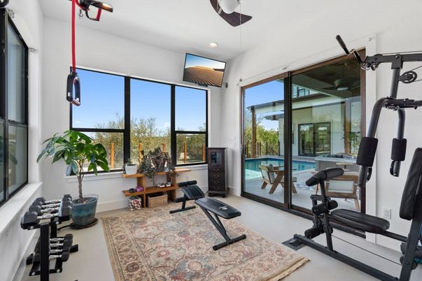 Fitness Equipment, Interior, Recessed Lighting