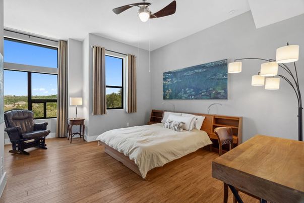 Bedroom, Interior, Wood Texture Flooring