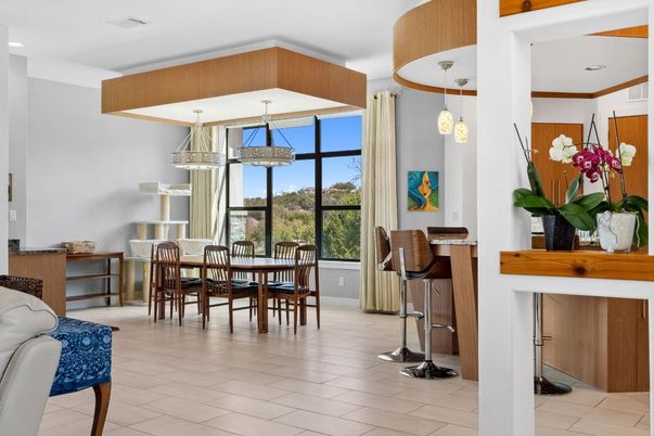Dining room, Interior, Pendant Lights