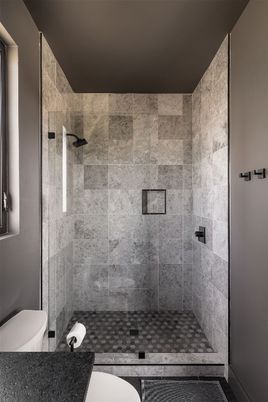Bathroom, Glass Shower, Interior