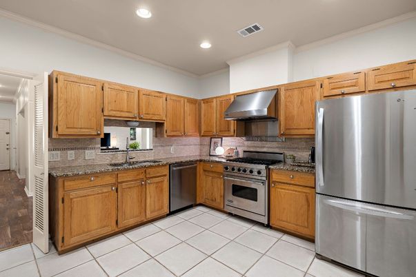 Interior, Kitchen, Recessed Lighting, Stainless Steel Appliances