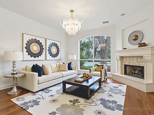 Chandelier, Fireplace, Interior, Living room, Wood Texture Flooring