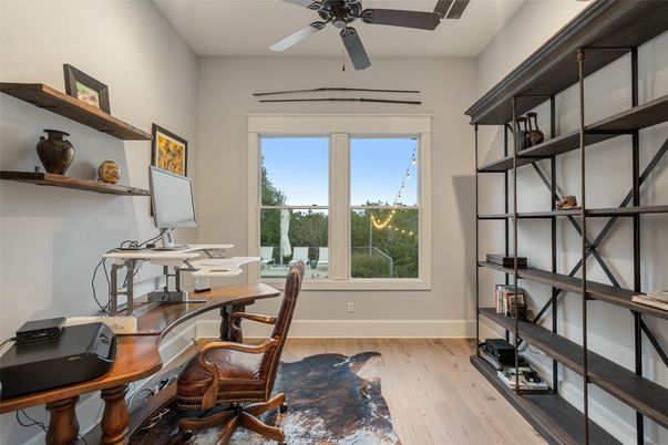 Home Office, Interior, Wood Texture Flooring