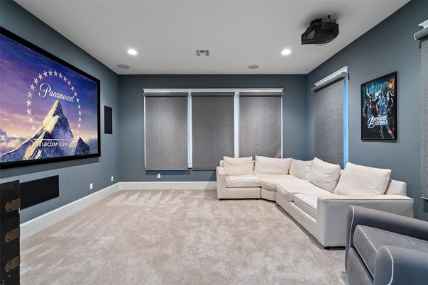 Interior, Living room, Recessed Lighting