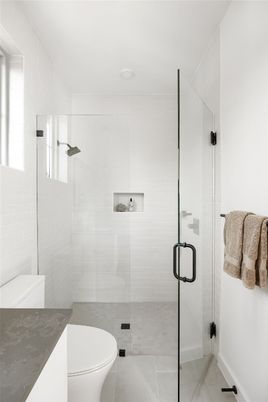 Bathroom, Glass Shower, Interior
