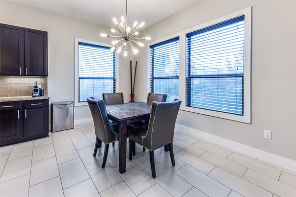 Dining room, Interior, Pendant Lights
