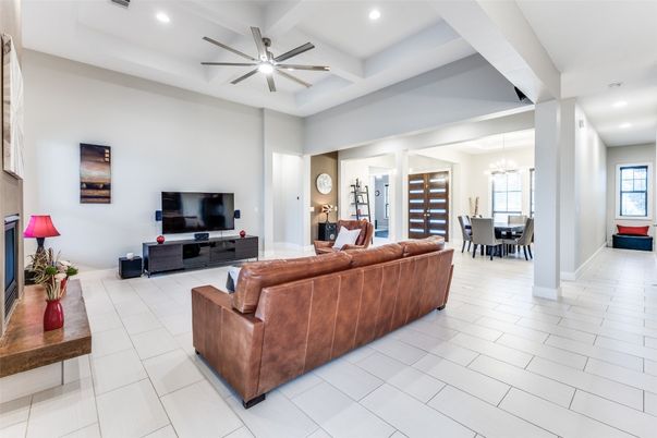 Chandelier, Dining room, Interior, Living room, Recessed Lighting