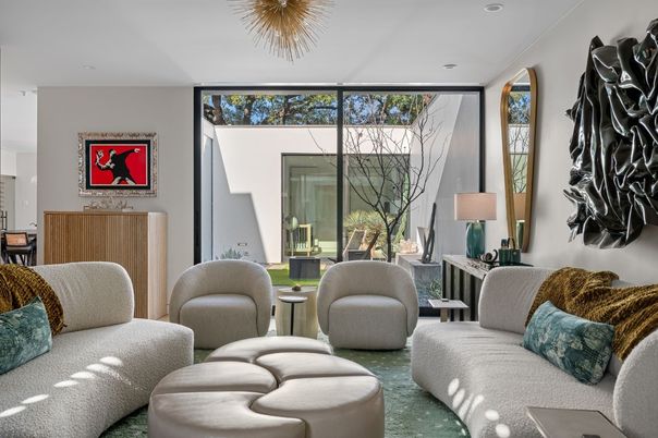 Interior, Living room, Recessed Lighting